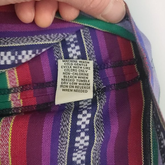 Shrinking Violet Womens Boho Mini Skirt Size S Southwestern Aztec Beachy Hippie - Picture 8 of 8